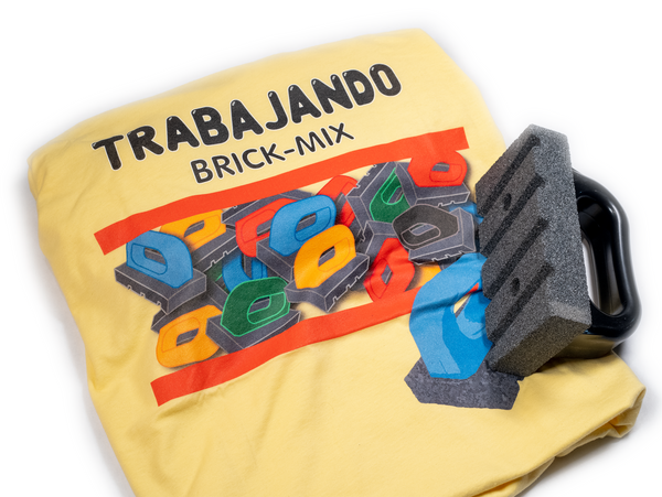 Trabajando Rub Brick - Red