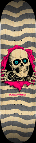 Powell Peralta Ripper Skateboard Deck Natural Gray - Shape 243 - 8.25 x 31.95