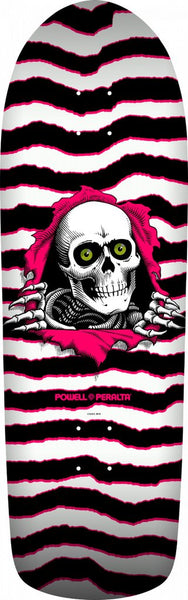 Powell-Peralta OG Old School Ripper Skateboard Deck, White/Pink, 10.0" - Sale