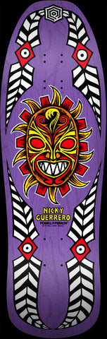 Powell Peralta Nicky Guerrero Mask Skateboard Deck Purple - 10 x 31.75 - Sale