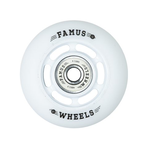 Famus Aggressive Inline Metal Core Wheels - 64MM/92A - 6 SPOKES - Set of 4 - Sale