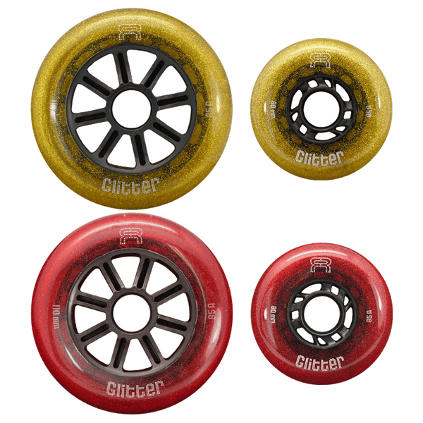 FR Glitter Wheels 76, 80, or 110mm Single Wheels
