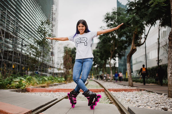 FR FRW 80 Skates Black/Pink