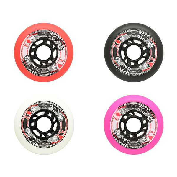 FR Street Kings Inline Wheel- Multiple Colors and Sizes- Set of 4