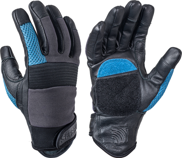 Seismic FREERIDE Gloves Black - Blue