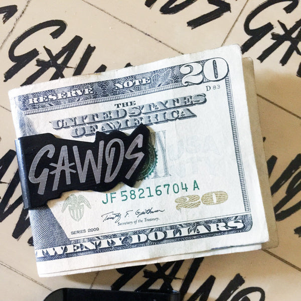 Gawds Money Clip Black