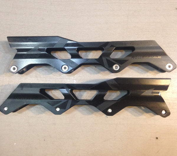 Rollerblade 243 or 255 4x80mm All Black - Flat Frame