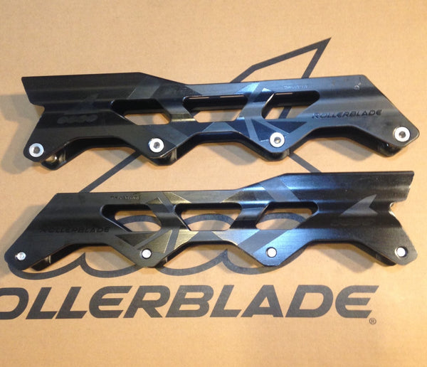 Rollerblade 243 or 255 4x80mm All Black - Flat Frame
