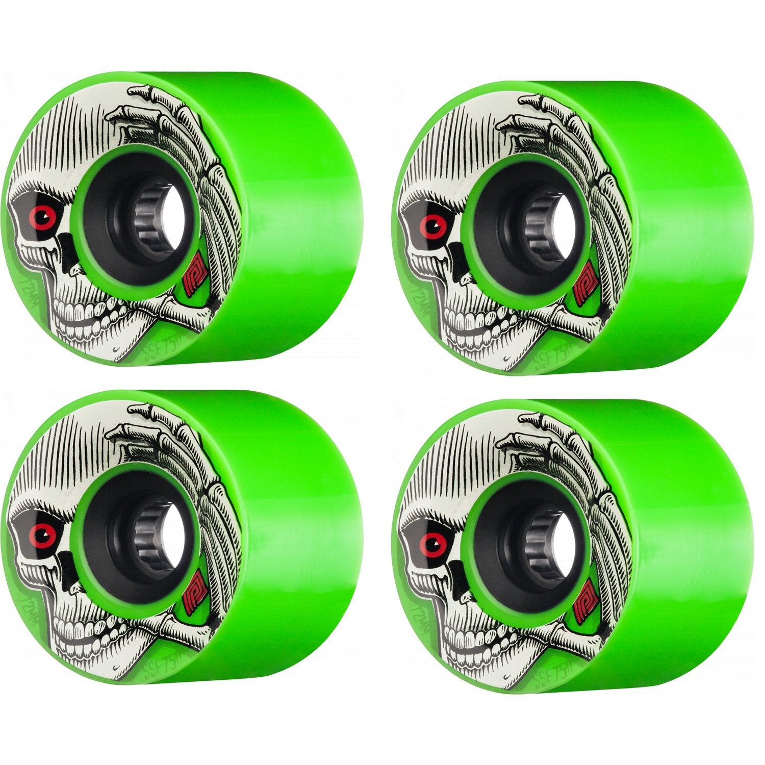 Roda Powell Peralta Clear Cruiser Skateboard Green 63mm 80A - Virtual Skate  Shop