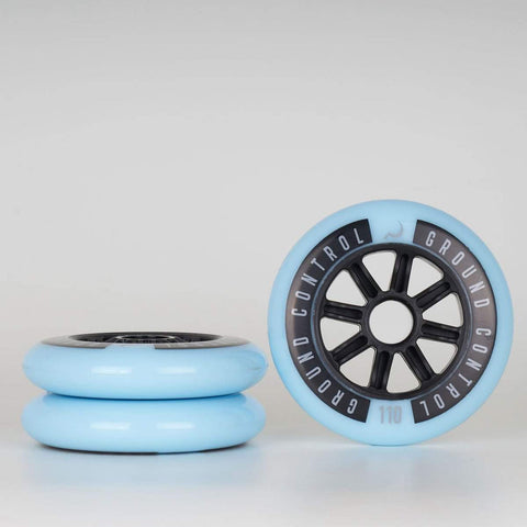 Ground Control FSK 110mm Light Blue Wheels - 3 Pack