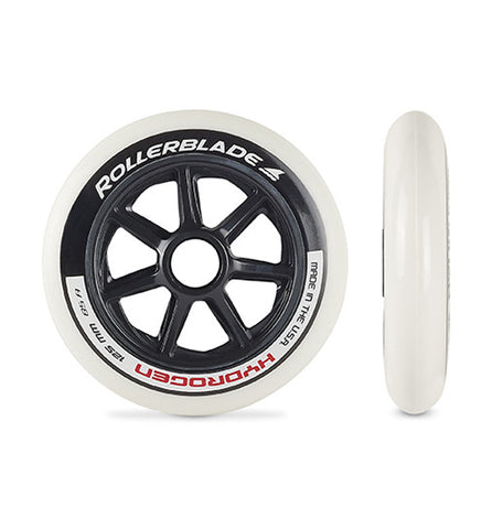 Rollerblade Hydrogen 125 125mm 85a Black Core 6-Pack Wheels - Sale