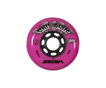 Seba Street Invaders 84mm Wheels Mulitiple Colors 4-Pack