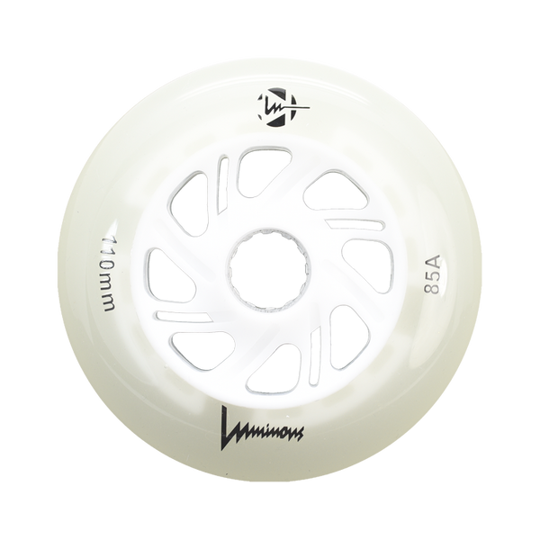 Luminous LED Inline Skate Wheels Multiple Colors 76mm 4-Pack - Sale