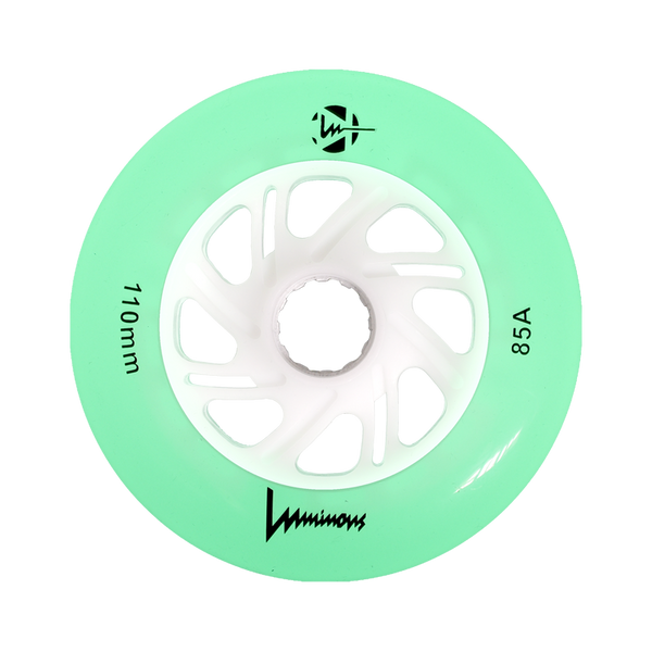 Luminous LED Inline Skate Wheels Multiple Colors 80mm 4-Pack - Sale