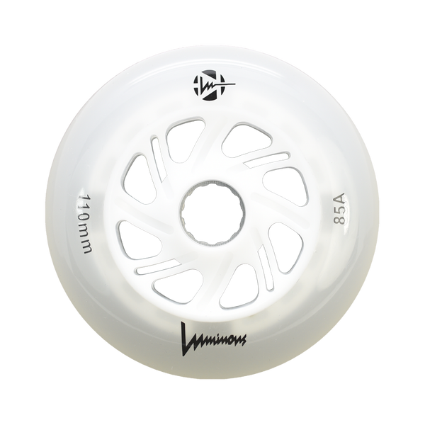 Luminous LED Inline Skate Wheels Multiple Colors 76mm 4-Pack - Sale