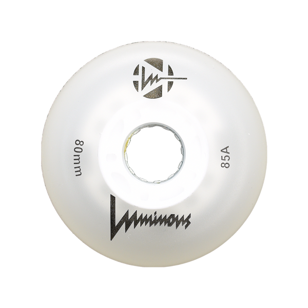 Luminous LED Inline Skate Wheels Multiple Colors 76mm 4-Pack - Sale