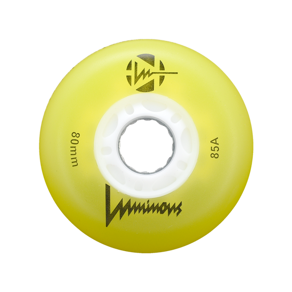 Luminous LED Inline Skate Wheels Multiple Colors 76mm 4-Pack - Sale