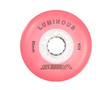 Seba Luminous LED Wheels 76mm/85a Multiple Colors 4-Pack - Sale