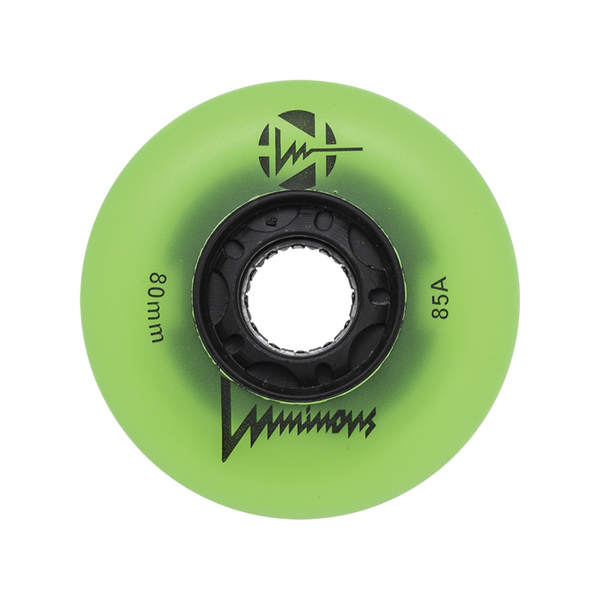 Luminous LED Inline Skate Wheels Multiple Colors 76mm 4-Pack - Sale