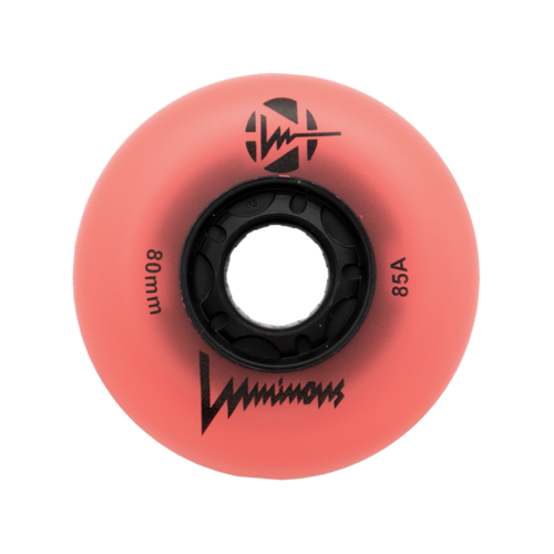 Luminous LED Inline Skate Wheels Multiple Colors 80mm 4-Pack - Sale