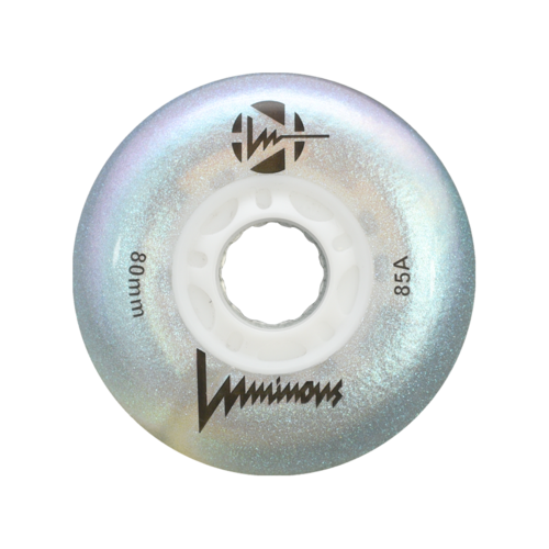 Luminous LED Inline Skate Wheels Multiple Colors 80mm 4-Pack - Sale