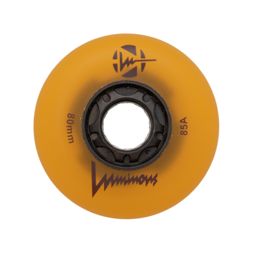 Luminous LED Inline Skate Wheels Multiple Colors 80mm 4-Pack - Sale