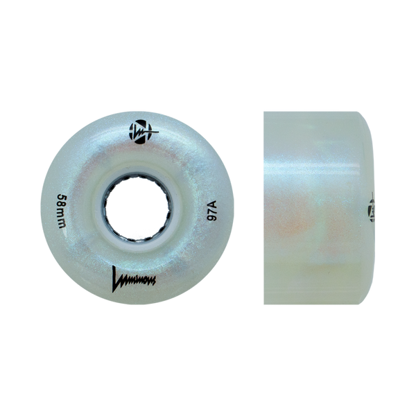 LUMINOUS Rollerskate LED QUAD Skate Wheels 58mm 97A or 100A (Set of 4) - Sale