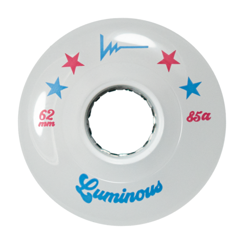 LUMINOUS Rollerskate LED QUAD Skate WHEELS 62mm (Set of 4) - Super Sale