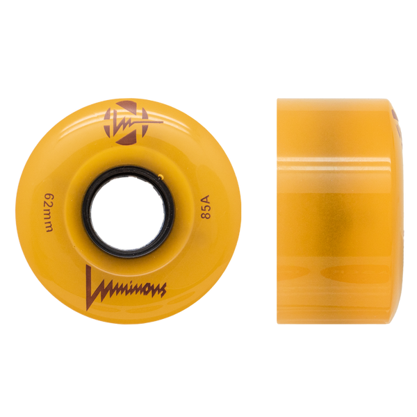 LUMINOUS Rollerskate LED QUAD Skate WHEELS 62mm (Set of 4) - Super Sale