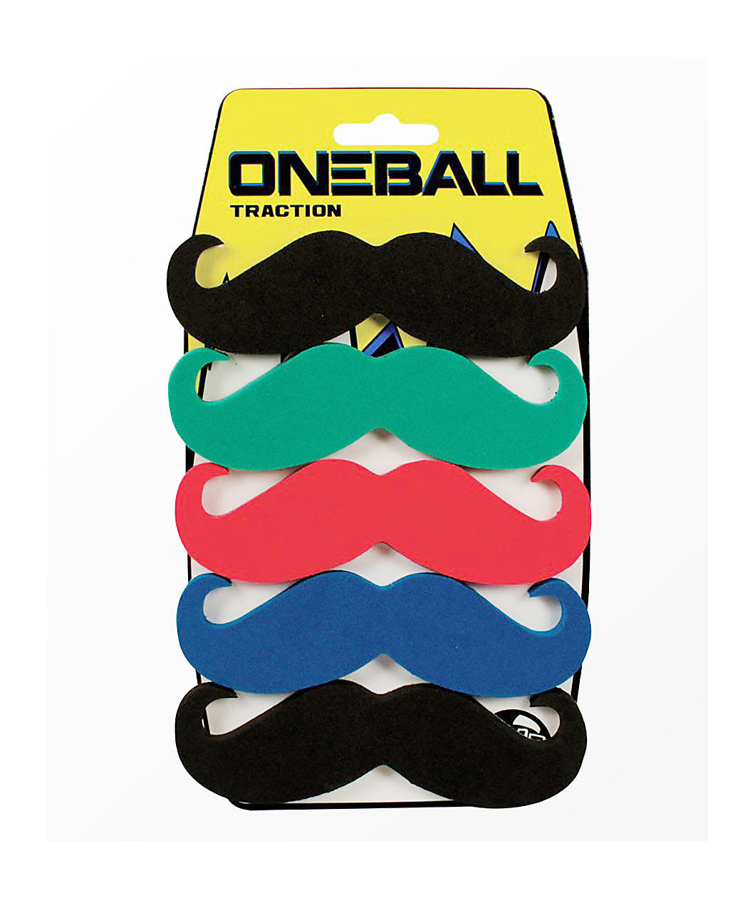 One Ball Jay 5-Pack Mustache Snowboard Stomp Pad | THURO