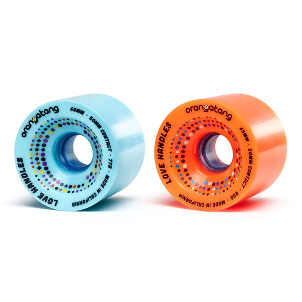 Orangatang Wheels Love Handles 65mm - Multiple Colors and Duros - Set of 4