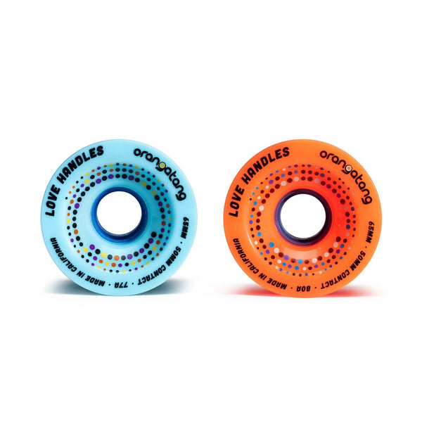 Orangatang Wheels Love Handles 65mm - Multiple Colors and Duros - Set of 4