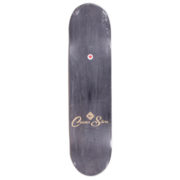 Corner Store Imported Skateboard Deck (Dark Grey) - Multiple Sizes