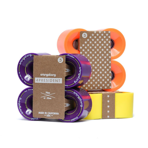 Orangatang Wheels 4 President 70mm - Multiple Durometers