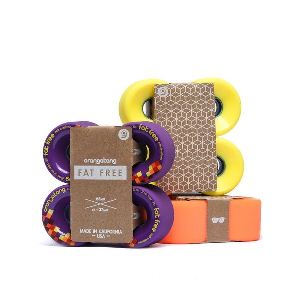Orangatang Wheels Fat Free 65mm - Multiple Durometers