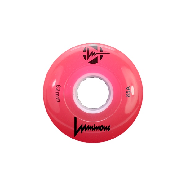 LUMINOUS Rollerskate LED QUAD Skate WHEELS 62mm (Set of 4) - Super Sale