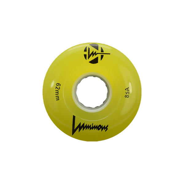 LUMINOUS Rollerskate LED QUAD Skate WHEELS 62mm (Set of 4) - Super Sale