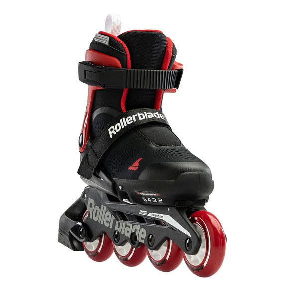 Rollerblade Microblade Free - Black/Red - Lace Free Skates