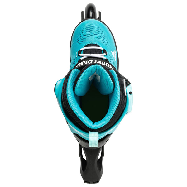Rollerblade Microblade - Aqua/Black - Adjustable Size Junior Skates - Size 2-5 Only Sale