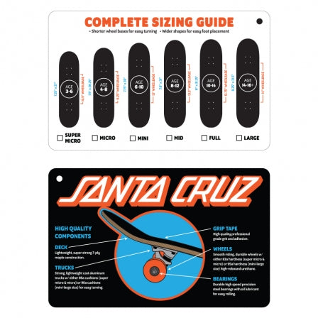 Santa Cruz Floral Decay Hand Full Skateboard Complete 8" x 31.25"