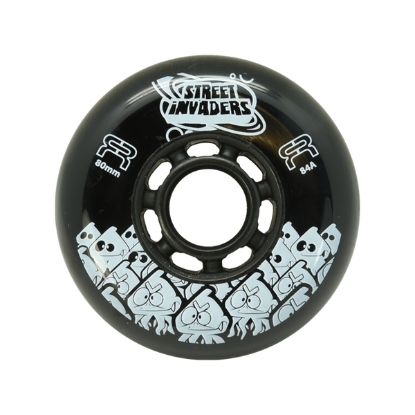FR Street Invaders 72mm Wheels-  Multiple Colors - 4-Pack - Round Profile
