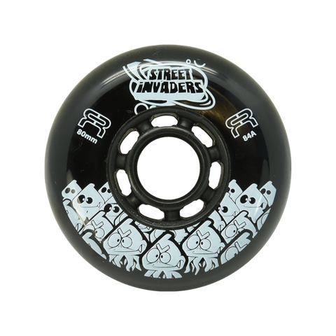 FR Street Invader 80mm Wheels 4-Pack - Black - Sale
