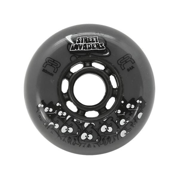 FR Street Invaders 72mm Wheels-  Multiple Colors - 4-Pack - Round Profile
