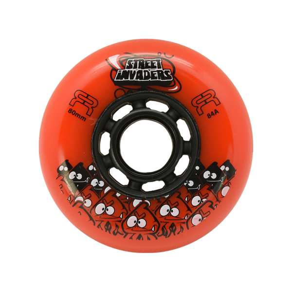 FR Street Invaders 72mm Wheels-  Multiple Colors - 4-Pack - Round Profile
