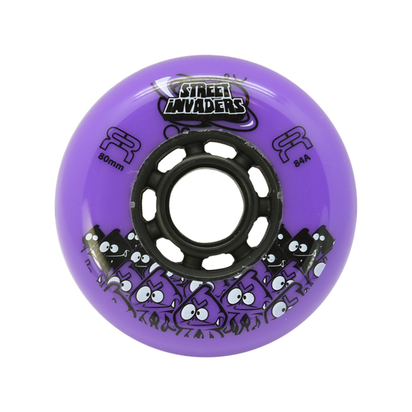 FR Street Invaders 72mm Wheels-  Multiple Colors - 4-Pack - Round Profile