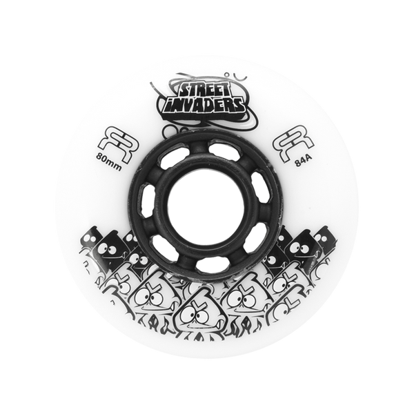 FR Street Invaders 72mm Wheels-  Multiple Colors - 4-Pack - Round Profile