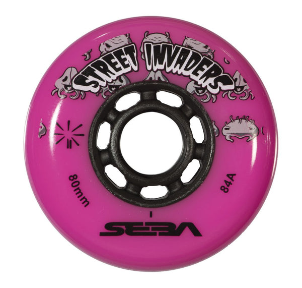 FR Street Invaders 72mm Wheels-  Multiple Colors - 4-Pack - Round Profile