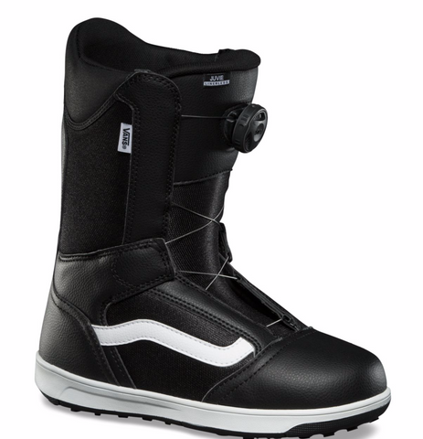 Vans Juvie Boys Linerless Snowboard Boots - Black/White - Size 4k, 5k Only