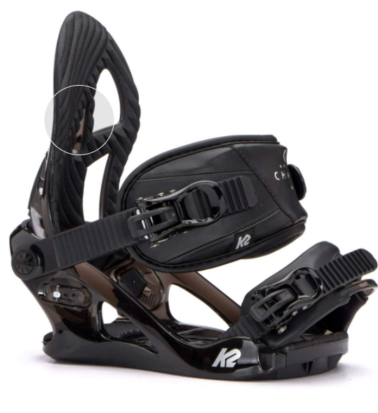 k2 charm frost ski women's snowboard bindings K2 Charm Women's Snowboard Binding Black - Size Small Only - SALE