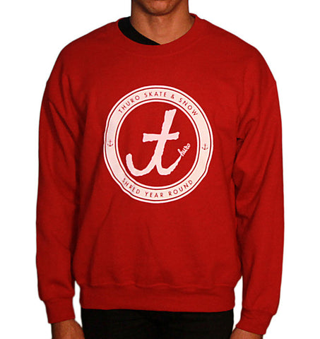 Thuro Shred Year Round Seal Crew Neck Sweatshirt - Sale